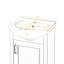 Meuble-lavabo sur pied l 19,8 po avec lavabo en céramique-902419605