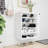  Shoe Cabinet High Gloss White 23.6X13.8X27.6" Engineered Wood-952108272