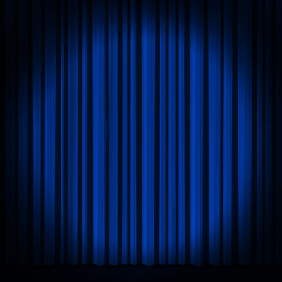 Nechama " Blue Curtain In Theater "