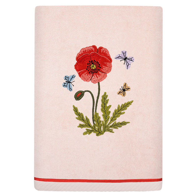 Turkish Cotton Hand Towel, Blush