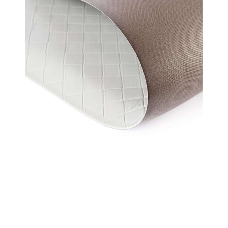 Tapis de cuisine antidérapant Bodella, Rectangle 2 pi x 5 pi, Gris