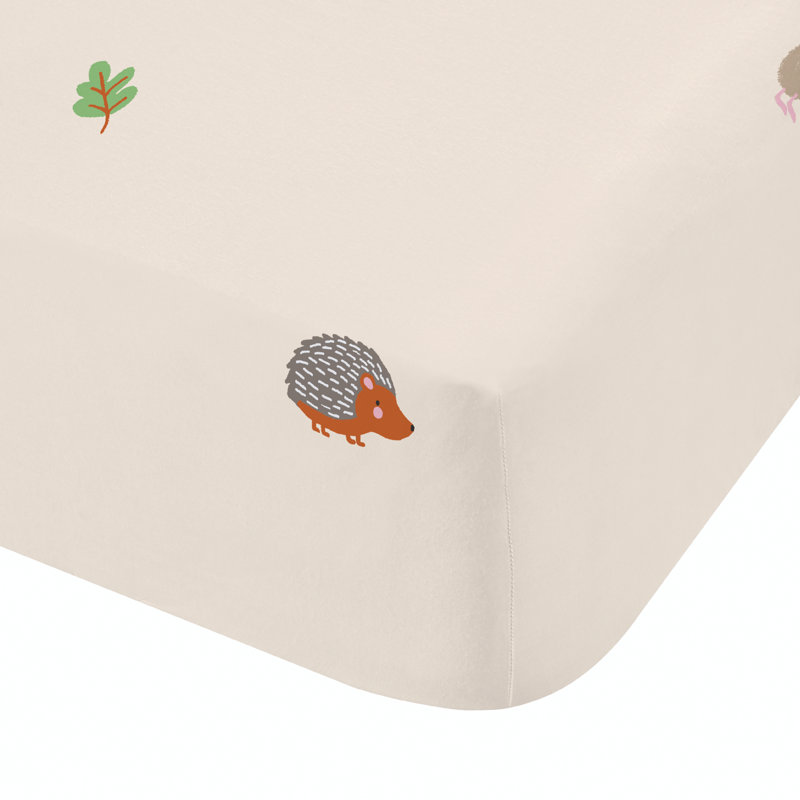 Fox and Woodland Friends Fitted Sheet, Single (3')