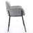Khea 18.5'' H Fabric Upholstered Metal Armchair