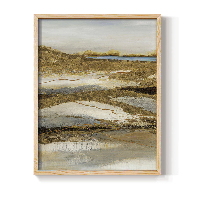 «Let Go Over There», reproduction encadrée - bois massif, Naturel, H 11 po x l 9 po