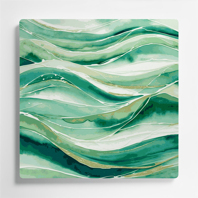 Art nautique vert nautique vert nautique, H 12 po x l 12 po