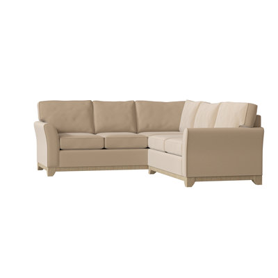 Canapé modulaire en coton de 108 po de largeur Bevins