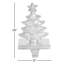 Porte-chaussette en métal (arbre de Noël)