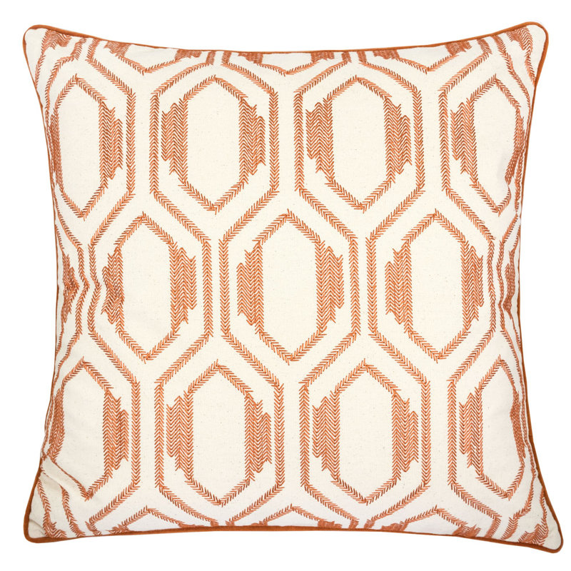 Killion Geometric Cotton Throw Pillow