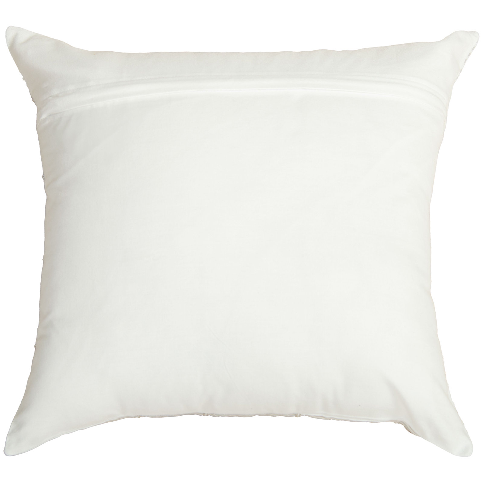 Hendricks 20" x 20" Embroidered Throw Pillow, Ivory