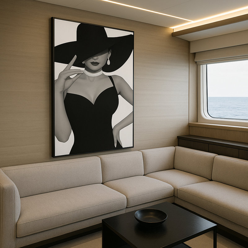Art mural sur toile Vureed Allure, Brun