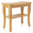 19" W Bamboo Shower Bench with Shelf