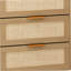 Commode 6 tiroirs multi-usages, armoire de rangement moderne avec pieds en bois-121685575-131508418-88590369