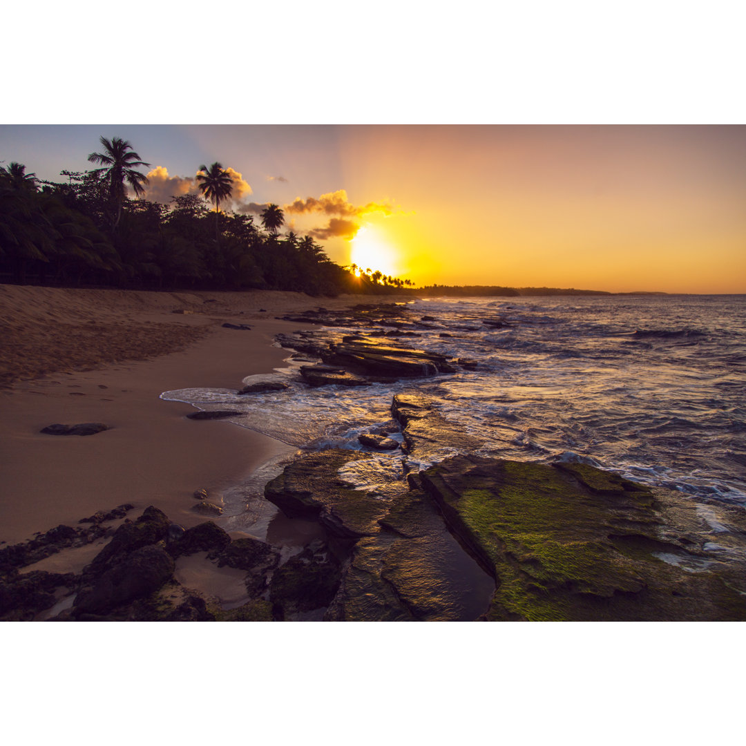 Sonnenuntergang Meereslandschaft von Alejandrophotography - Kunstdrucke auf Leinwand ohne Rahmen