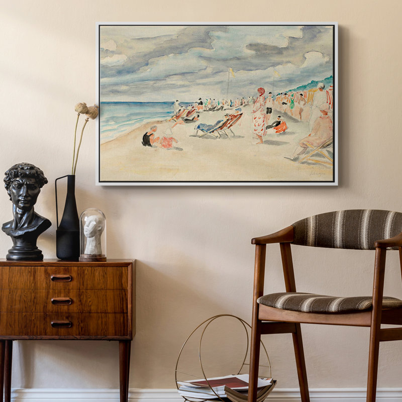 Vintage Nautical Print-XLIV Framed Gallery Wrapped Canvas, Blanc, H 41 po x l 27 po