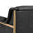 Naber Faux Leather Tufted Accent Arm Chair-1741274315
