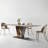 Modern Rectangular Rock Slab Dining Table Sets-103837780
