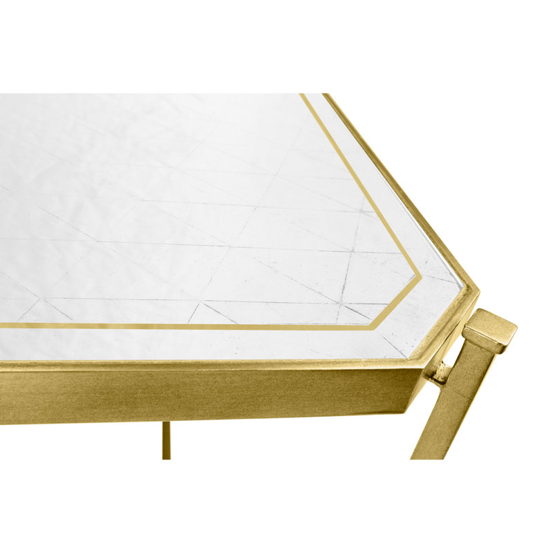 Table basse Luxe, Fer doré