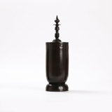 Ebony Wood Collection Wood Jar