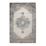 Mahal Oriental Area Rug in Gray/Brown/Beige