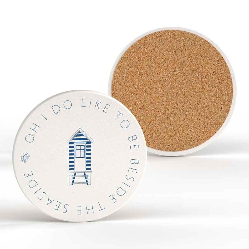 Beach Hut Coaster 100X100
