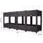 Jardinière surélevée en polypropylène brun de 63 po x 15,7 po x 27,7 po: jardinière d'extérieur avec drainage pour légumes, fleurs et herbes-1954285540-1954285538