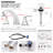 Widespread 2-handle Bathroom Faucet with Drain Assembly-101285581