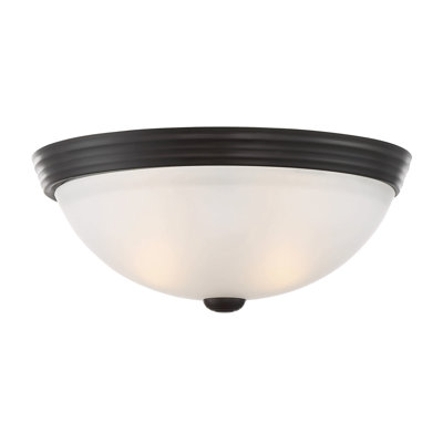 Sarabia 2-Light Flush Mount in English Bronze