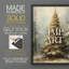 «Christmas Holiday Art», reproduction encadrée en bois massif-125913945-125913946