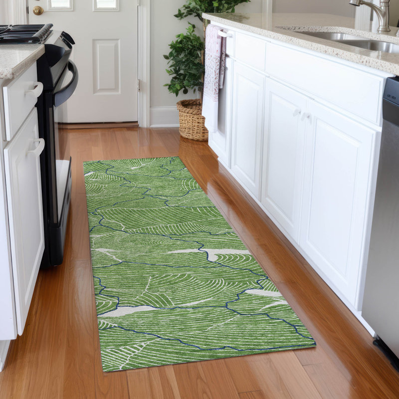 Premium Machine Washable Cossette AMF1048 Lines Rug, Runner 2'3" x 7'6"