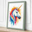 Rainbow Unicorn Dreams Eclectic - Wrapped Canvas-1899883062-1899883058