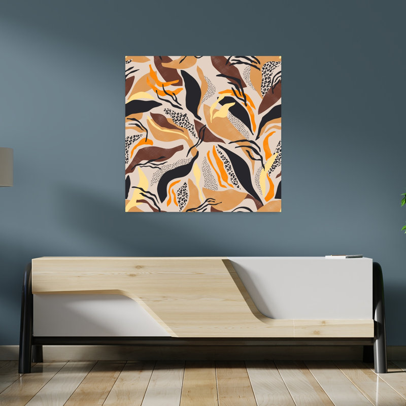 Art contemporain, art contemporain abstrait, H 36 po x l 36 po
