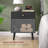Vansant 1 - Drawer Nightstand with Drawer and Open Compartment, Solid Wood Legs-1069273052