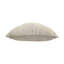 Maris 36" Linen Blend Fabric Ivory Floor Cushion Pouf