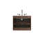 Meuble-lavabo mural 24 po avec lavabo en céramique avec trois trous de robinet, grand meuble-lavabo flottant avec rangement pour salle de bain moderne, lavabo une pièce sans drain, pré-assemblé-2030409418-2030409428-2030409429