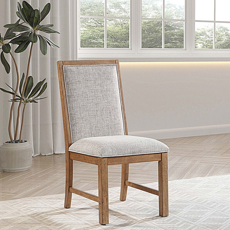 Chaise d'appoint rembourrée, ensemble de 2