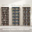 Engineered Wood 126.3cm H Media Shelves