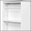 Meuble-lavabo de 20 pouces avec lavabo en céramique, armoire de rangement en panneau de fibres à densité moyenne, tiroir, tablette latérale et poignée dorée pour les petites salles de bain-919602191
