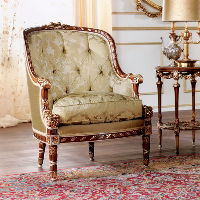 32" W Tufted Armchair