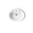 Bryant Vitreous China Oval Drop-In Bathroom Sink with Overflow-10940516