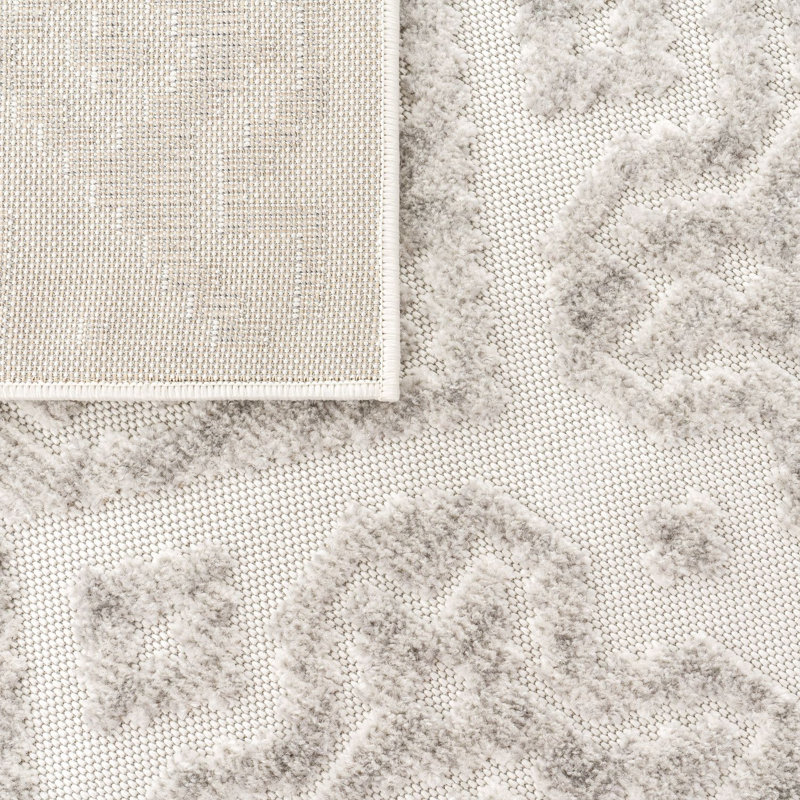 Harkesh Geometric Indoor / Outdoor Rug, Rectangle 6'7" x 9'6"