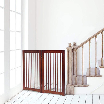 Sia Wood Wall Mounted Pet Gate