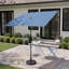 72 " W Rectangular Market Umbrella with Manual Lift-2005292199