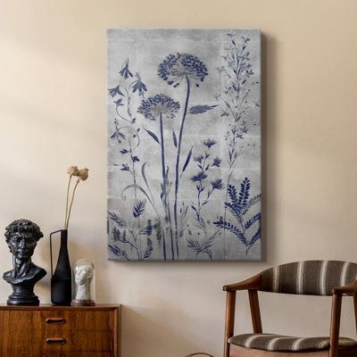«Silver Botanicals II V30», reproduction d'art encadrée sur mesure
