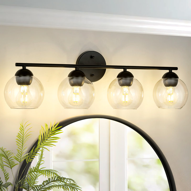 Anouk 4 - Light Dimmable Vanity Light, Black