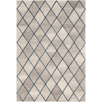 Lynden Hand Tufted Geometric Indoor Rug