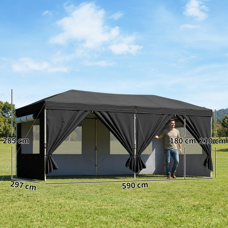 Pop Up Canopy, Black
