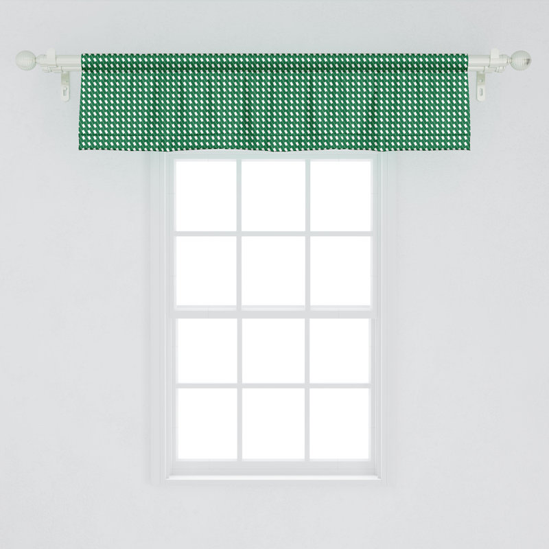 Ensemble de 2 cantonnières rectangulaires Ambesonne, L 54 po x L 12 po