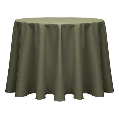 Nappe ronde en coton sergé