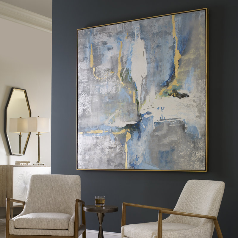 'Mediterranean' Framed Print on Canvas