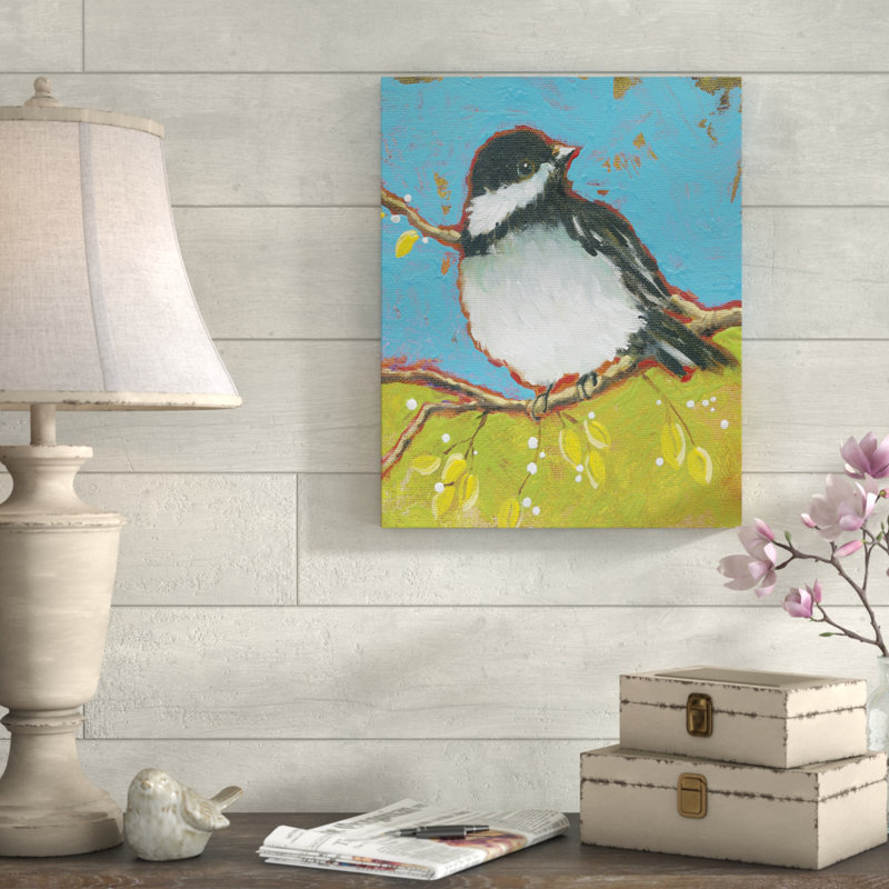 Bright Bird II - reproduction sur toile, H 16 po x l 20 po x P 1,5 po
